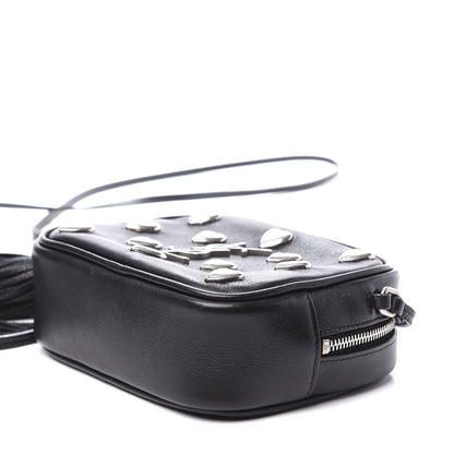 Saint Laurent Nappa Studded Monogram Heart Blogger Bag Black 6 of 10