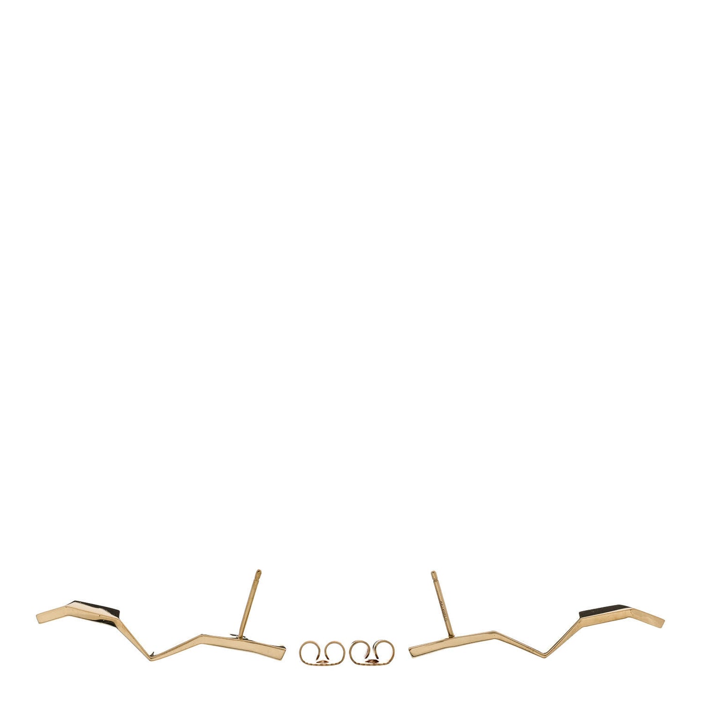 18K Yellow Gold Frank Gehry Fold Earrings