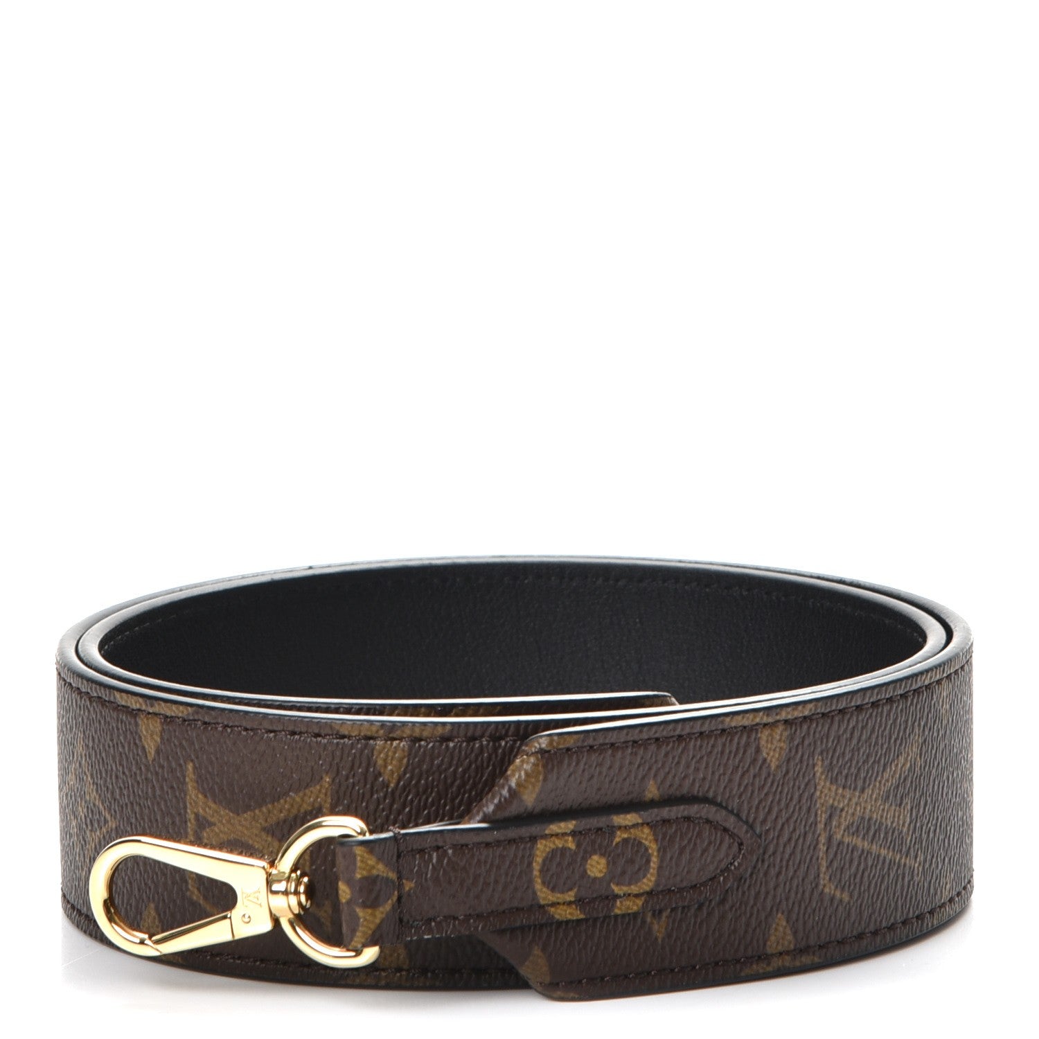 Louis Vuitton Monogram Bandouliere Shoulder Strap Black 1 of 7