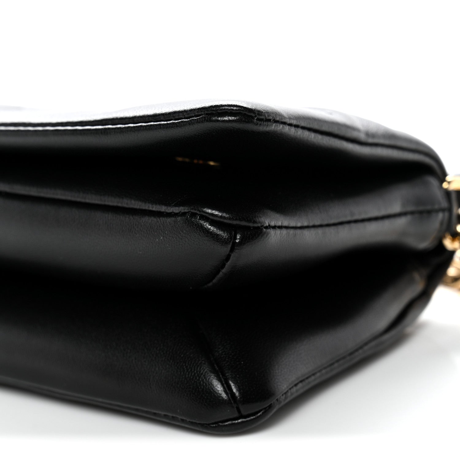 Louis Vuitton Lambskin Embossed Monogram Pochette Coussin Crossbody Black 9 of 9