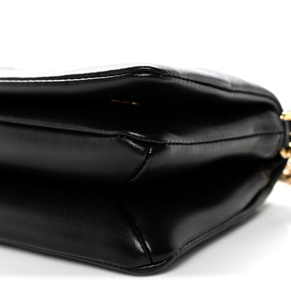 Louis Vuitton Lambskin Embossed Monogram Pochette Coussin Crossbody Black 9 of 9