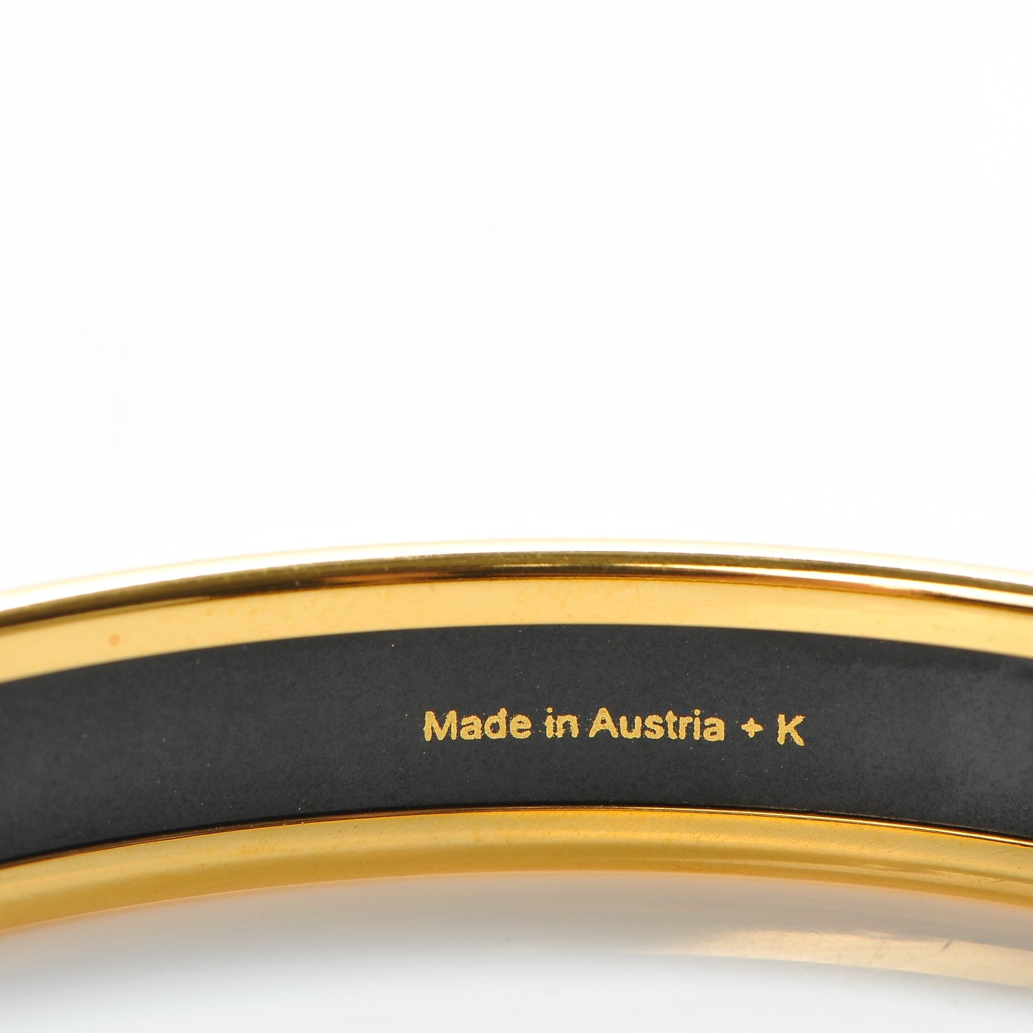 Hermes Enamel Printed Narrow Bracelet 70 4 of 6