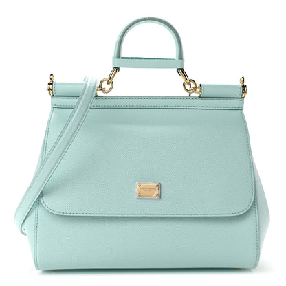 Dolce & Gabbana Dauphine Miss Sicily Satchel Azzurro 1 of 9