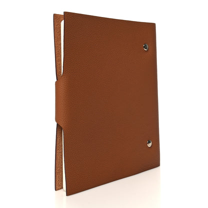Hermes Togo Ulysse MM Notebook Cover Gold 3 of 10