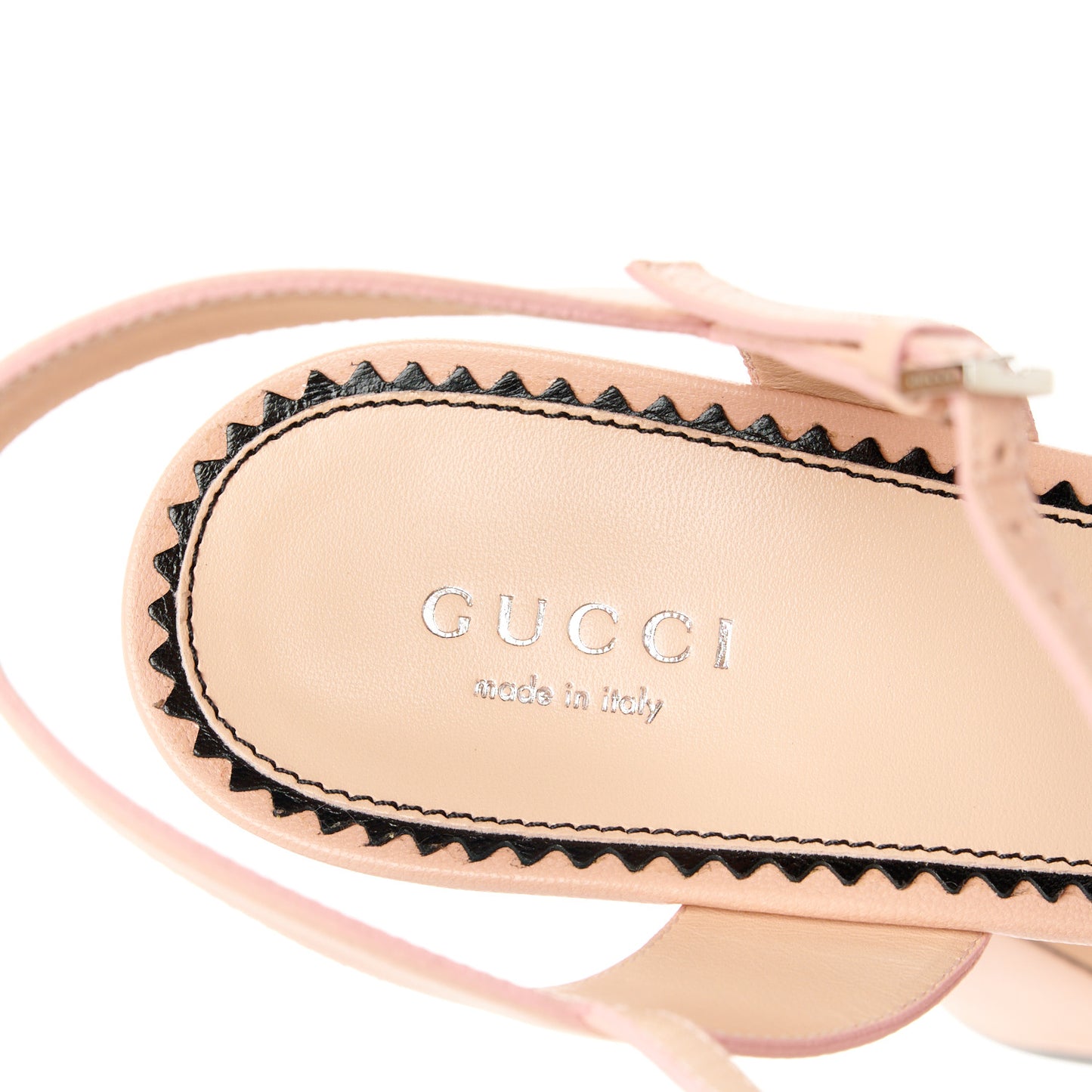 Malaga Kid Interlocking G Studs 155mm Platform Sandals 40.5 Perfect Pink