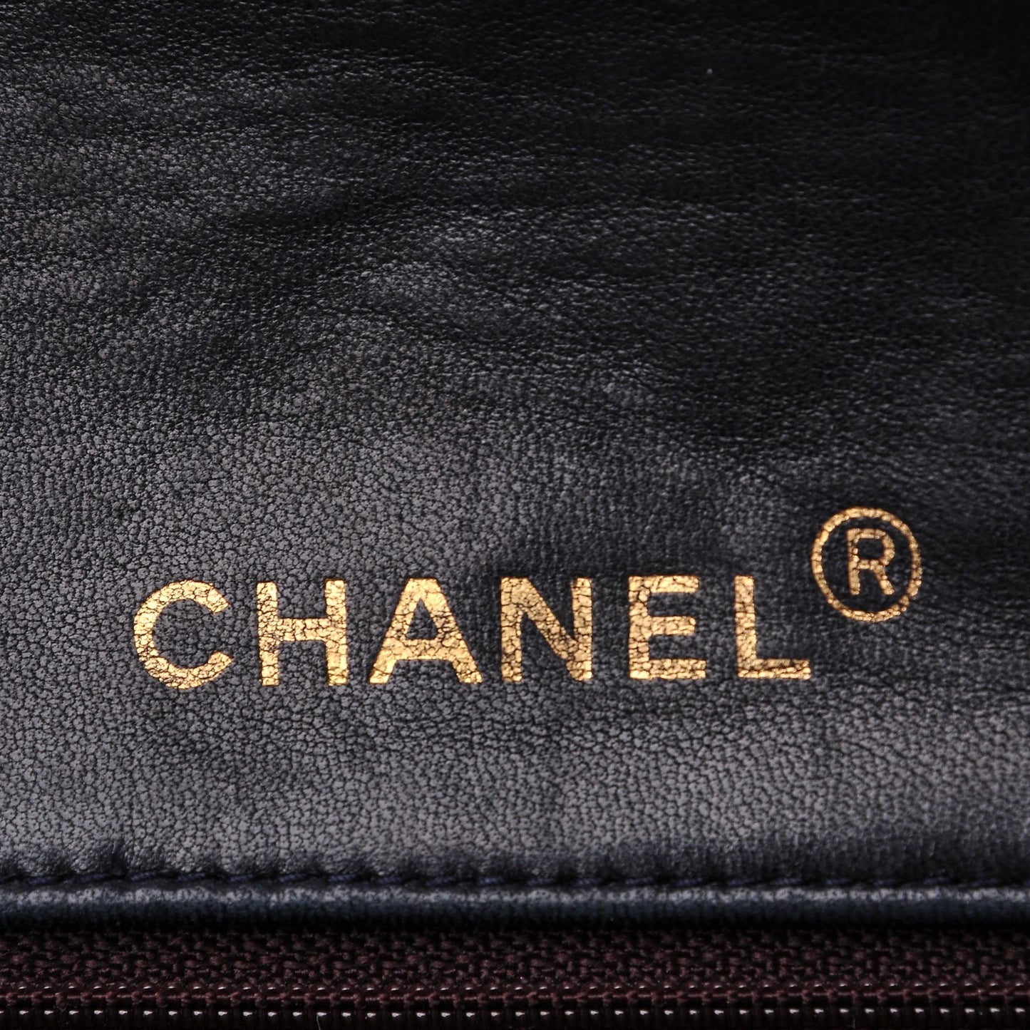 Lambskin Quilted Mini Square Flap Black