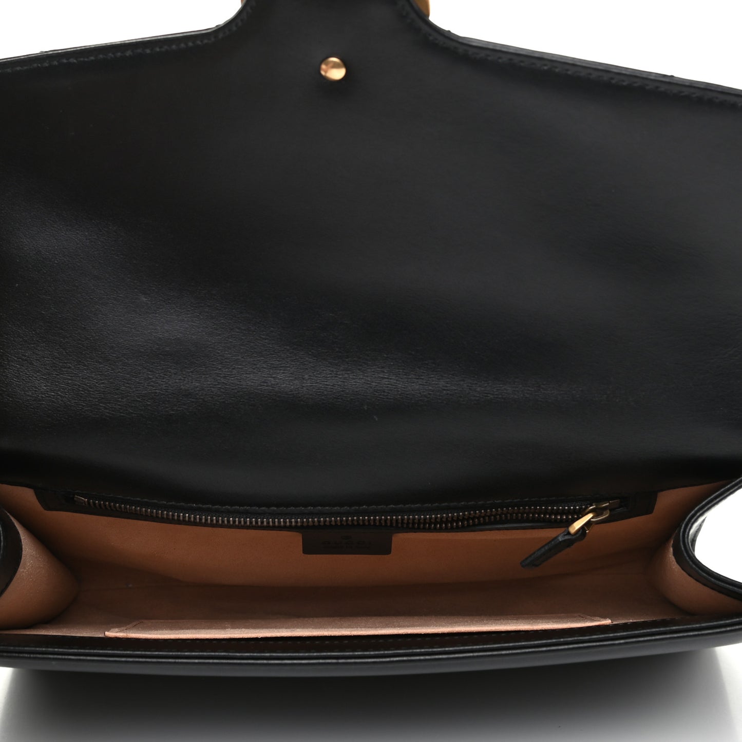 Calfskin Matelasse GG Marmont Clutch Black