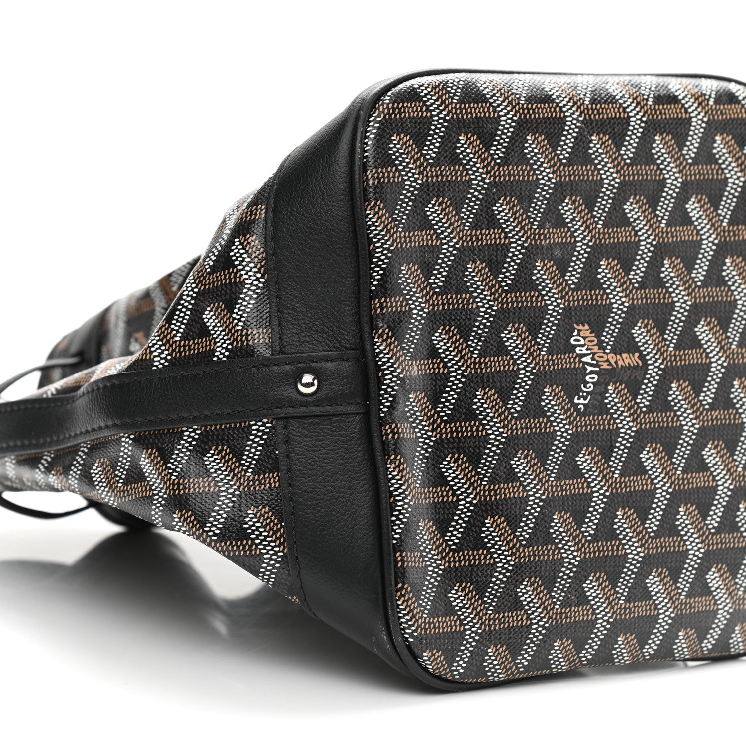 Goyard Goyardine Petit Flot Bucket Bag PM Black 8 of 11