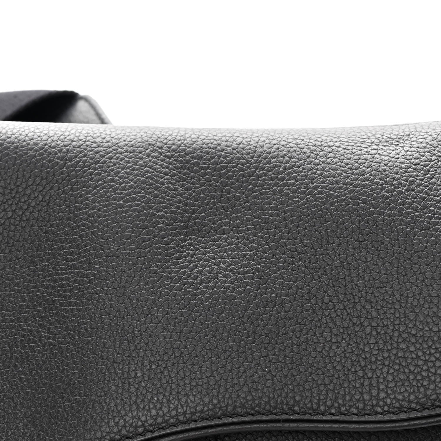 Christian Dior Grained Calfskin Mens Maxi Saddle Bag Back 14 of 15