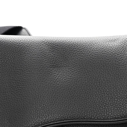 Christian Dior Grained Calfskin Mens Maxi Saddle Bag Back 14 of 15
