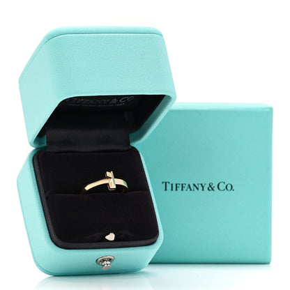 Tiffany 18K Yellow Gold T T1 Ring 49 5 5 of 5