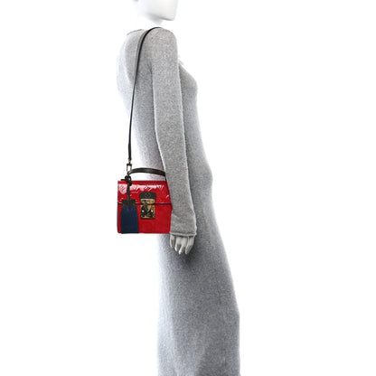 Louis Vuitton Vernis Epi Monogram Spring Street Scarlet 2 of 9