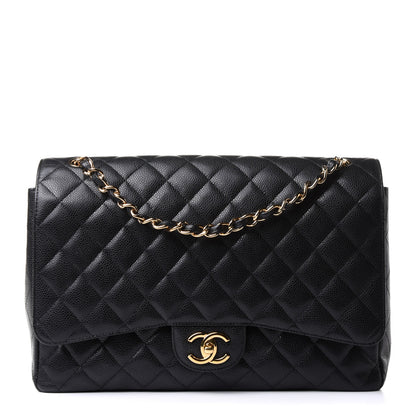 Chanel Caviar Quilted Maxi Double Flap Black 1 of 11
