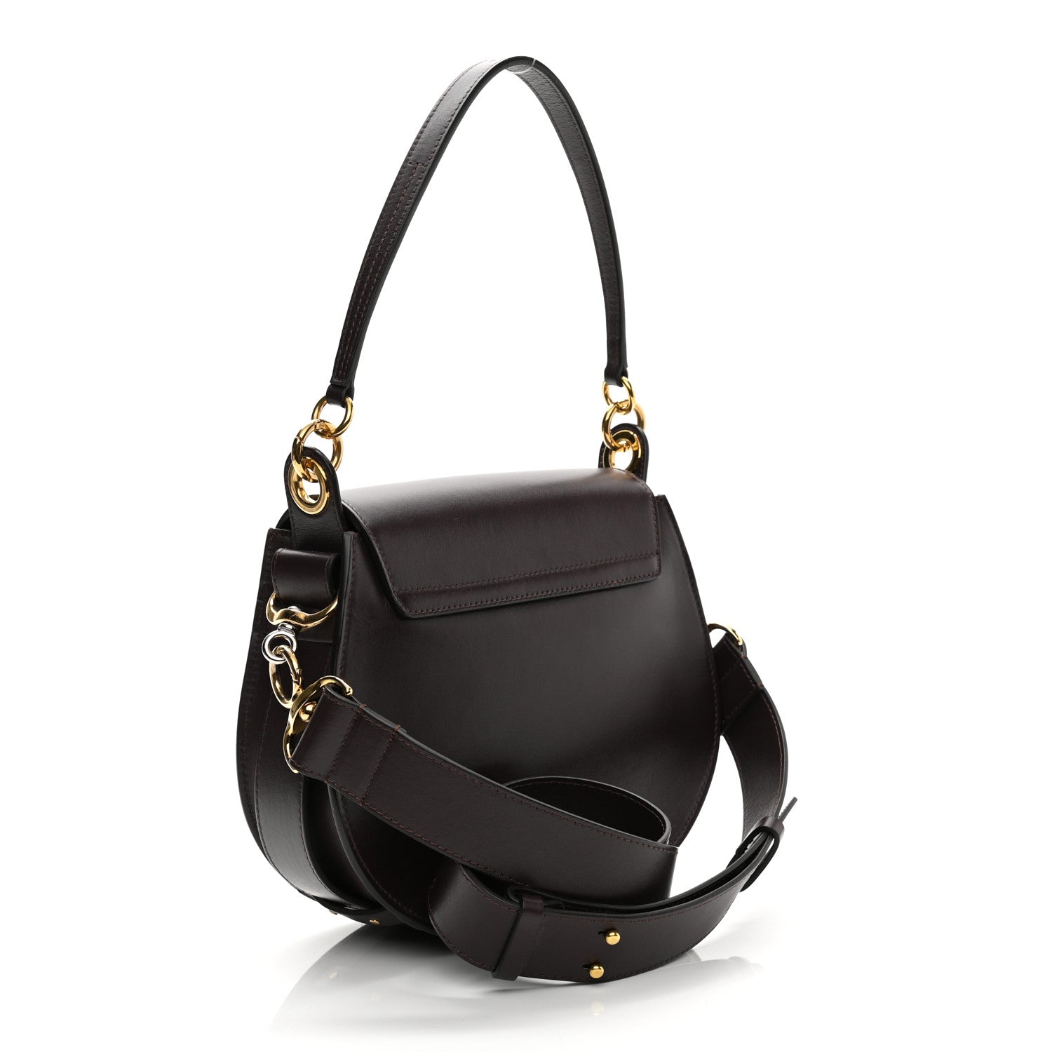 Chloe Calfskin Large Tess Bag Raisin 3 of 11