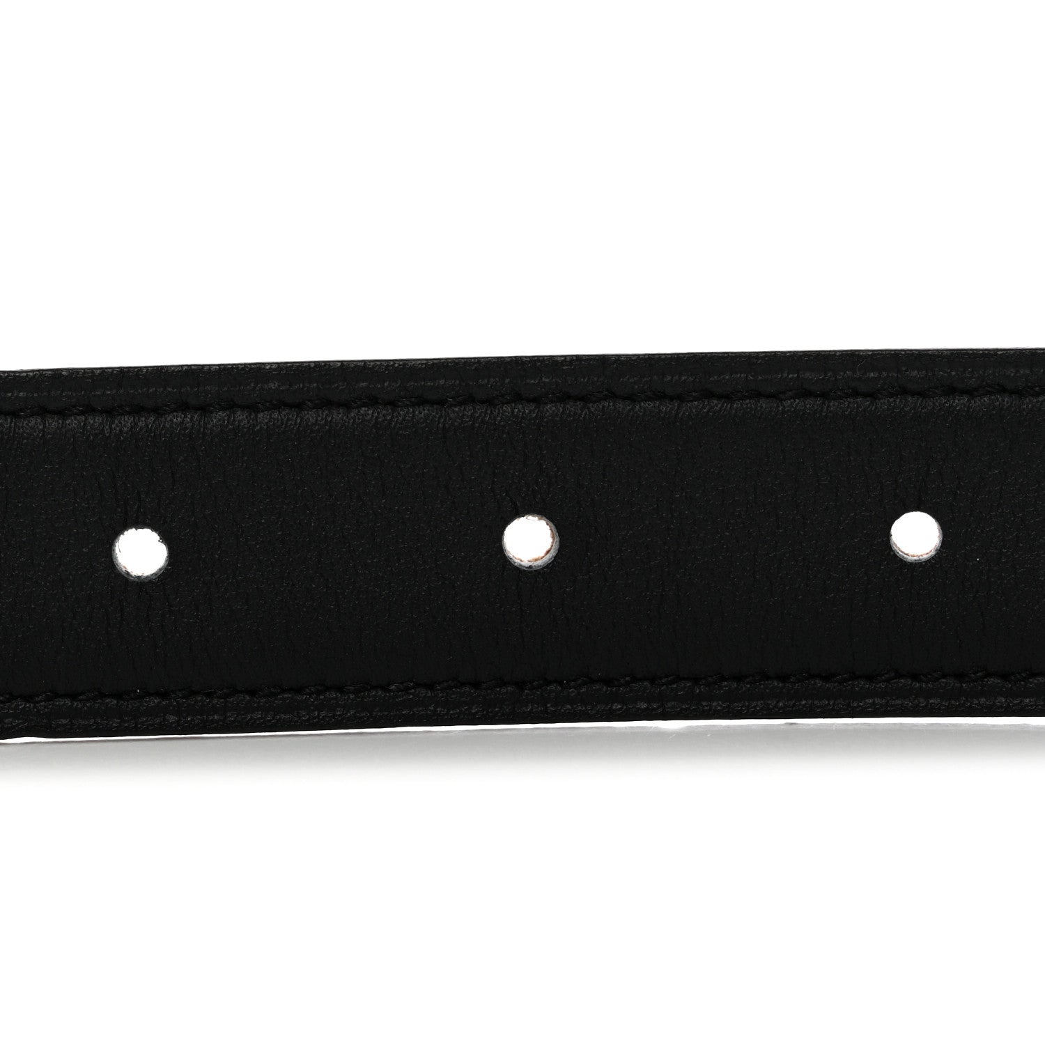 Hermes Swift Epsom 24mm Belt Strap 75 30 Black Gold 5 of 5