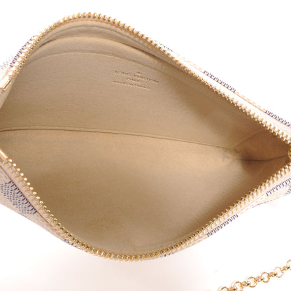 Louis Vuitton Damier Azur Pochette Milla MM 6 of 9