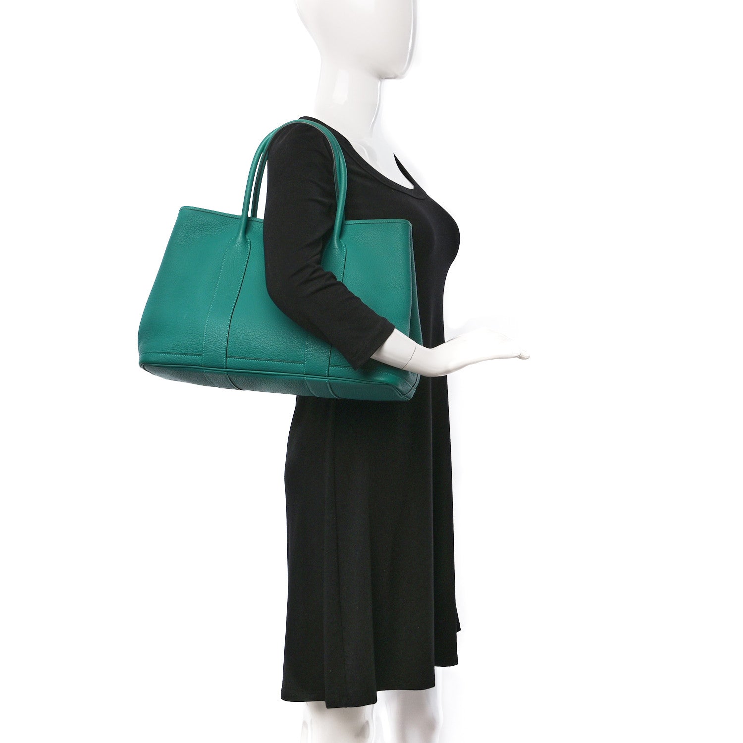 Hermes Vache Country Garden Party 36 MM Vert Verone 2 of 9