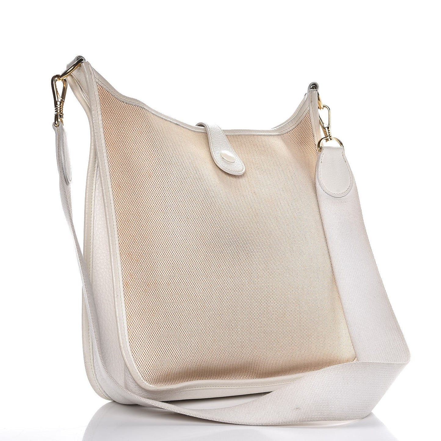 Toile Taurillon Clemence Evelyne PM Blanc White