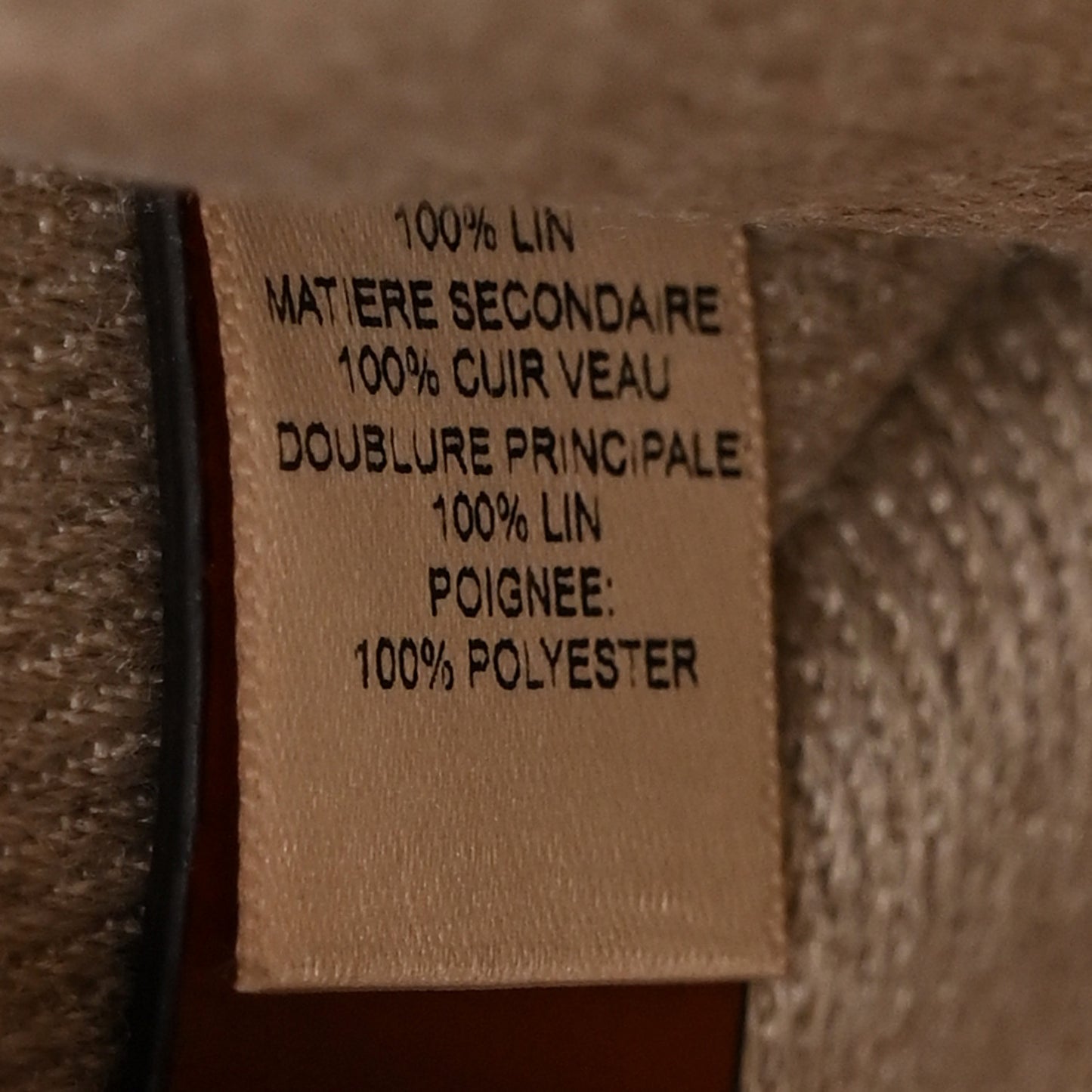 Cotton Calfskin Medium Woody Ribbon Tote White Brown