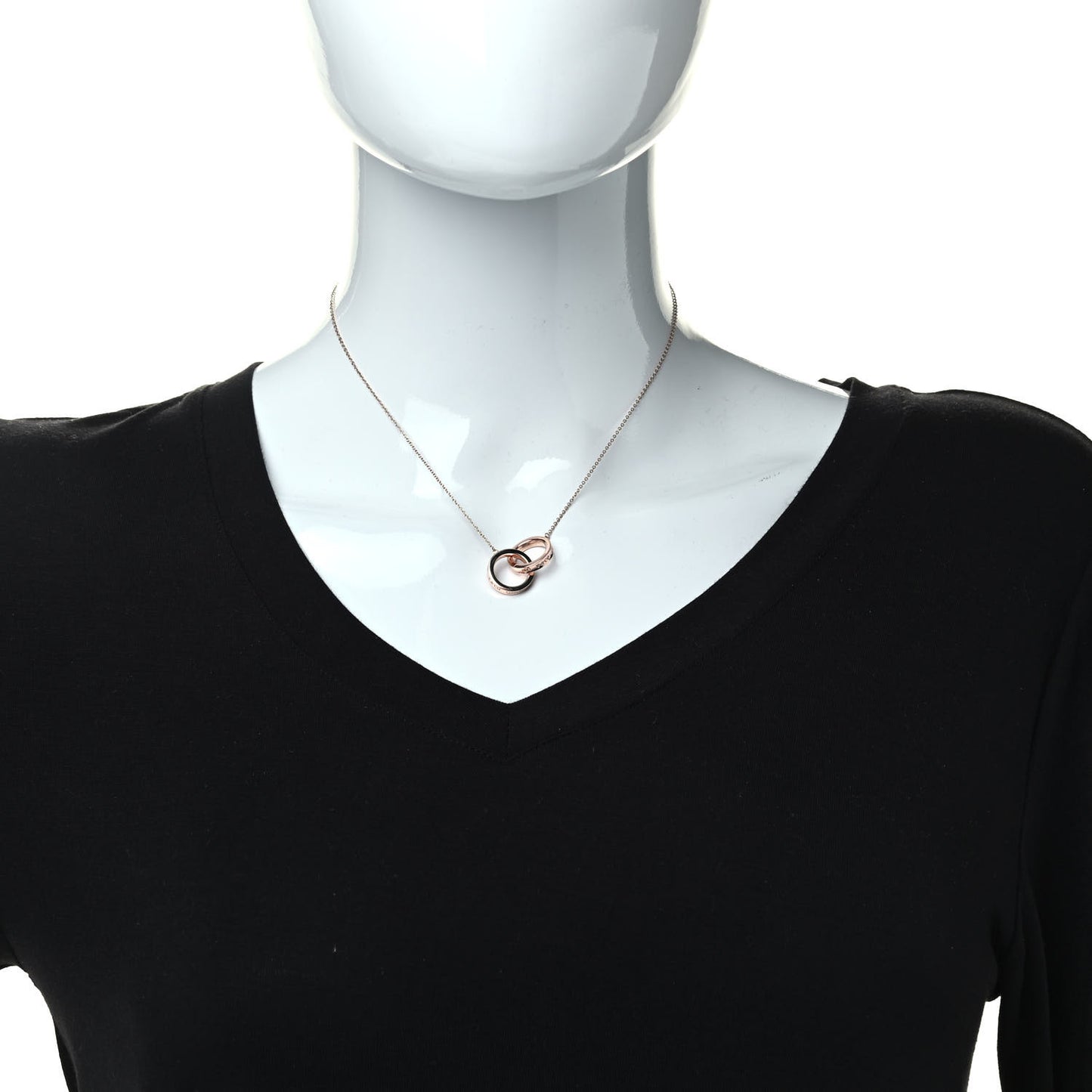 Rubedo Interlocking 1837 Pendant Necklace