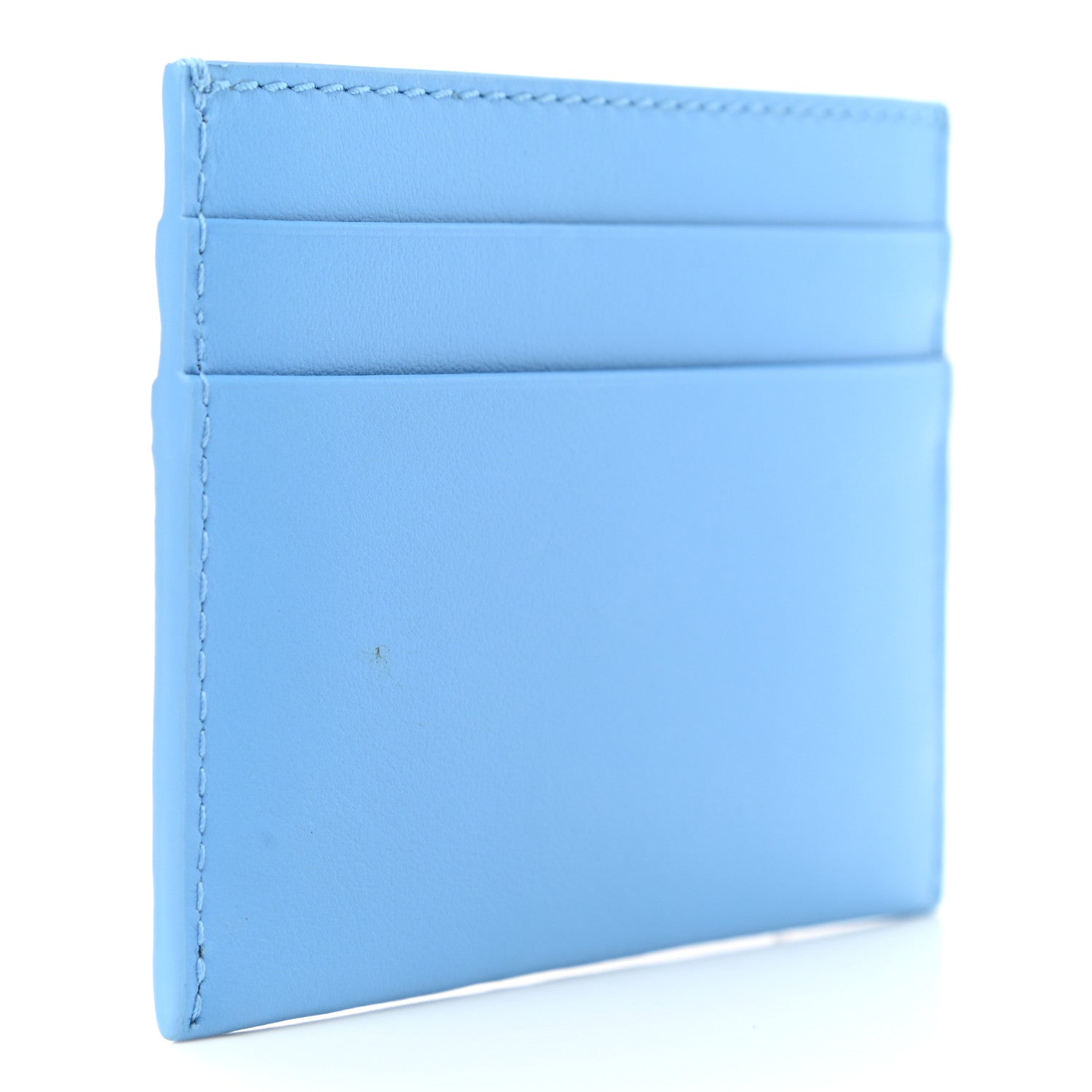 Burberry Calfskin Sandon TB Card Case Bright Sky Blue 3 of 8
