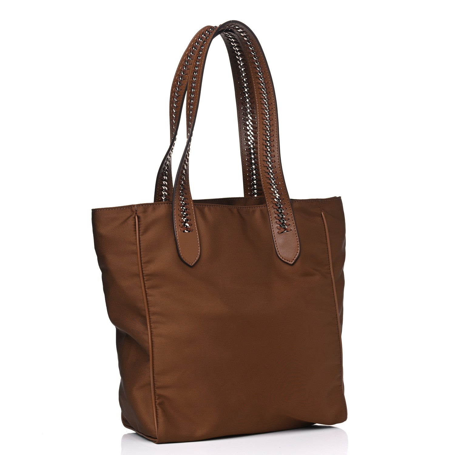 Stella McCartney Nylon Go Falabella Tote Brown 2 of 8