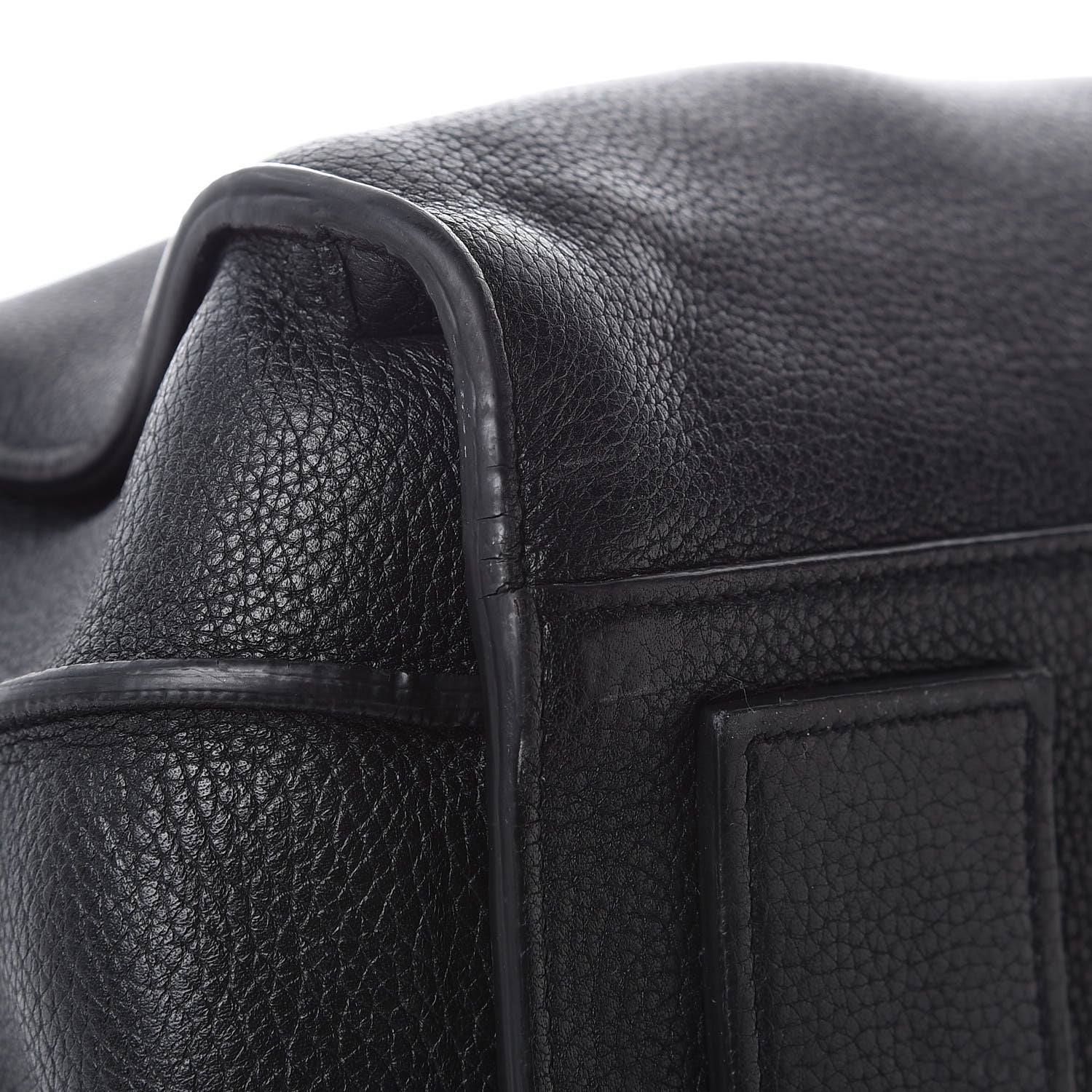 Saint Laurent Grained Calfskin Medium Souple Sac De Jour Black 11 of 19