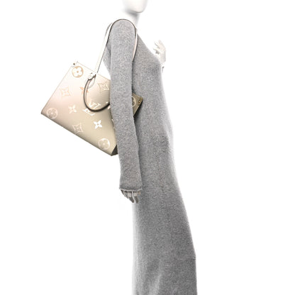 Louis Vuitton Monogram Giant Spring In The City Onthego MM Sunset Kaki 2 of 9