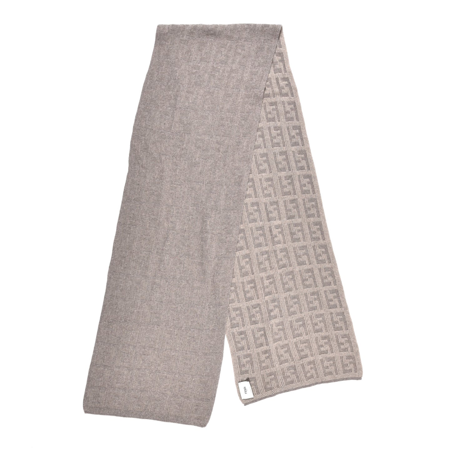 Wool FF Scarf Grey