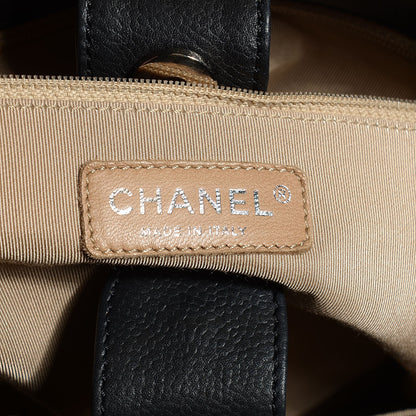 Chanel Caviar Quilted Petit Shopping Tote PST Black 6 of 7