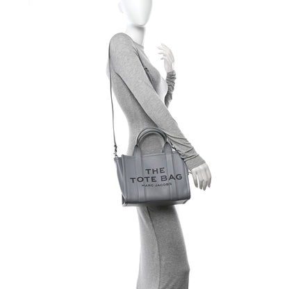 Marc Jacobs Grained Calfskin Small The Tote Bag Grey 3 of 10