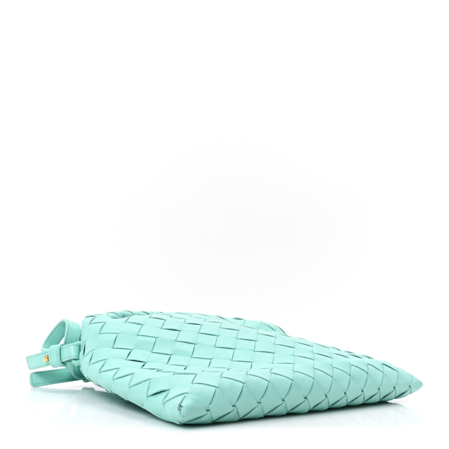 Calfskin Intrecciato Mini Hop Green Oasis