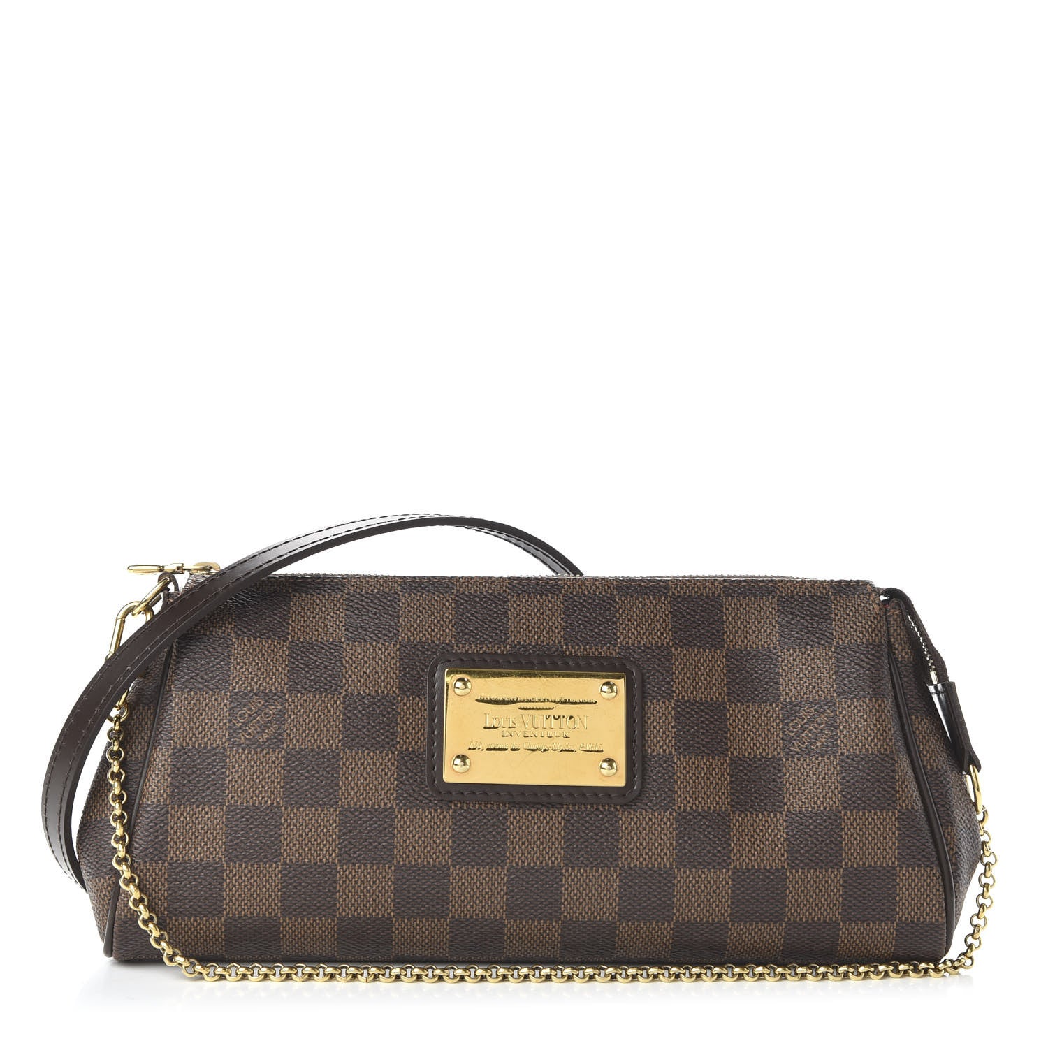 Louis Vuitton Damier Ebene Eva Clutch 1 of 11
