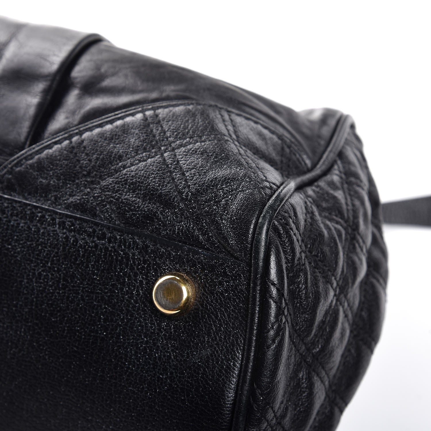 Marc Jacobs Calfskin Mix Quilted East West Virna Black 11 of 12
