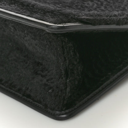 Fendi Velluto Astrakan Vitello Dolce F is Fendi Kan I Shoulder Bag Black 10 of 10