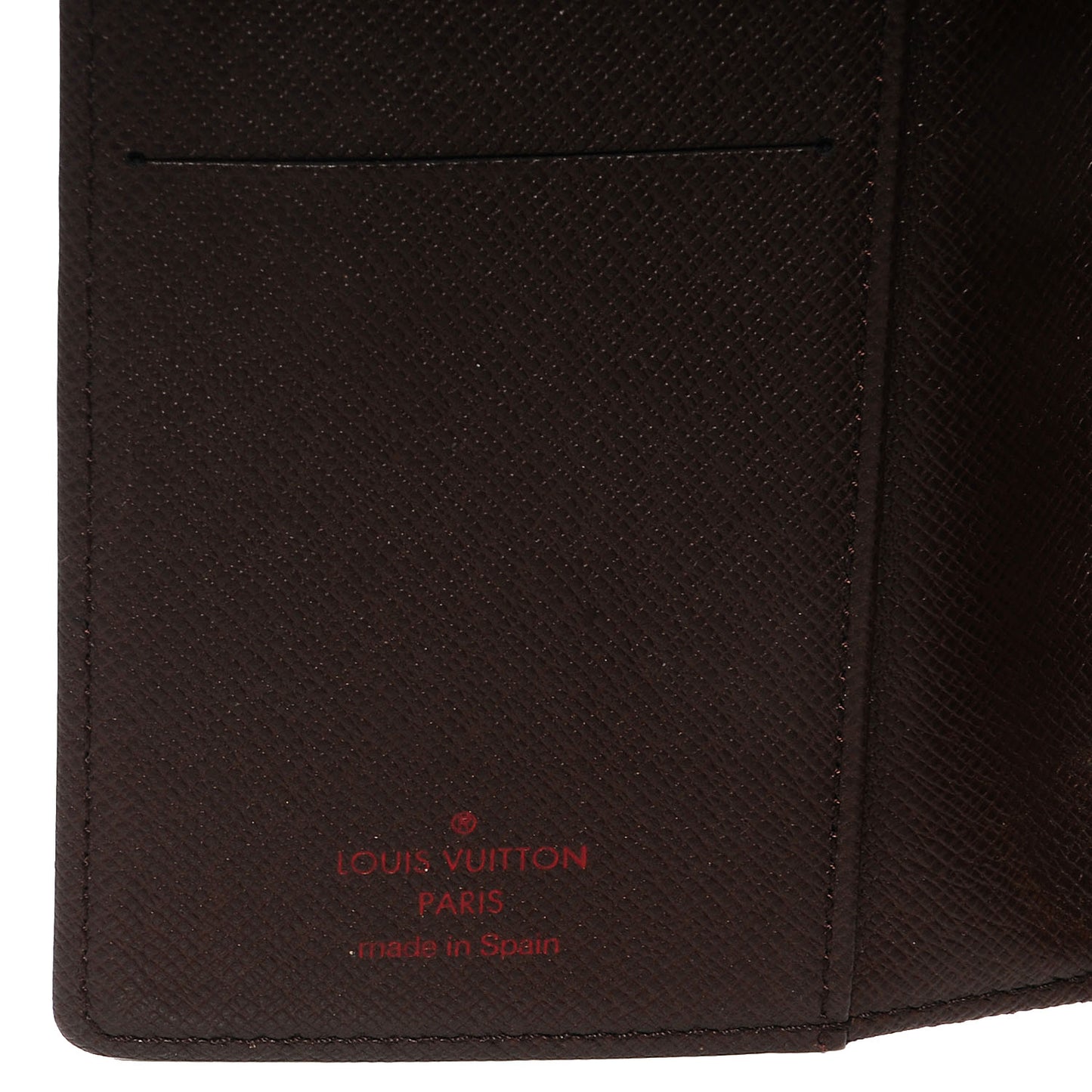 Damier Ebene Small Ring Agenda Cover
