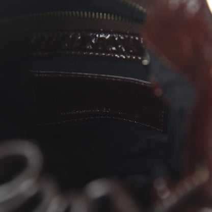 Alexander Wang Patent Diego Bucket Beet Gunmetal Hardware 8 of 10