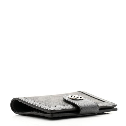 Gucci GG Supreme Monogram Textured Dollar Calfskin Web Ophidia Passport Case Grey 4 of 8