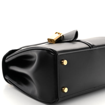 Celine Satinated Calfskin Small 16 Top Handle Bag Black 9 of 10