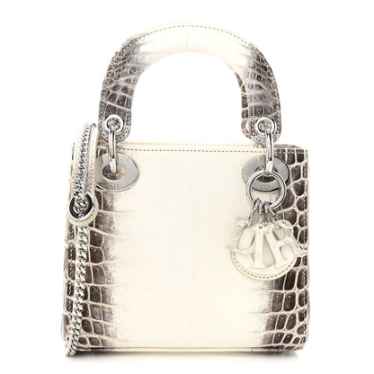 Christian Dior Niloticus Crocodile Himalaya Mini Lady Dior White 1 of 9