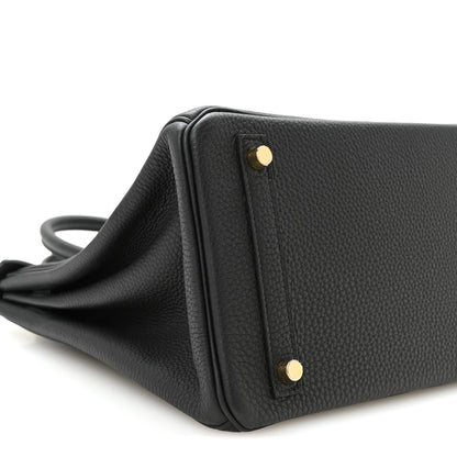 Hermes Togo BIRKIN 30 Black 8 of 10