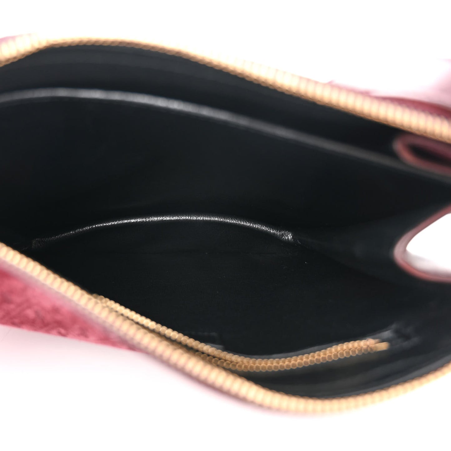 Suede All-Over Monogram Crossbody Burgundy