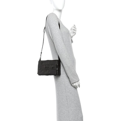 Bottega Veneta Paper Calfskin Maxi Intreccio Cassette Crossbody Bag Fondant 2 of 11