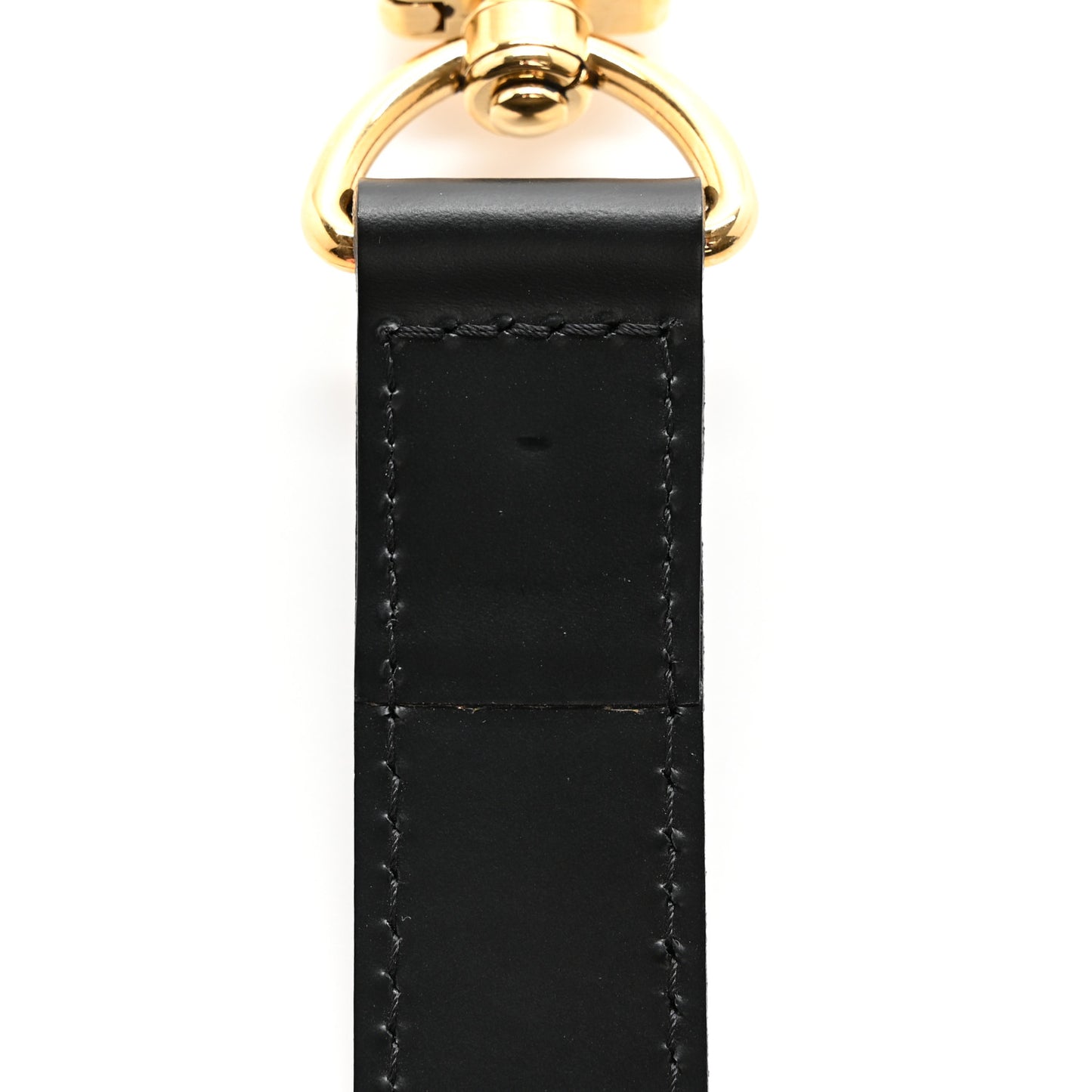 Calfskin Adjustable Keepall Bandouliere Shoulder Strap Black