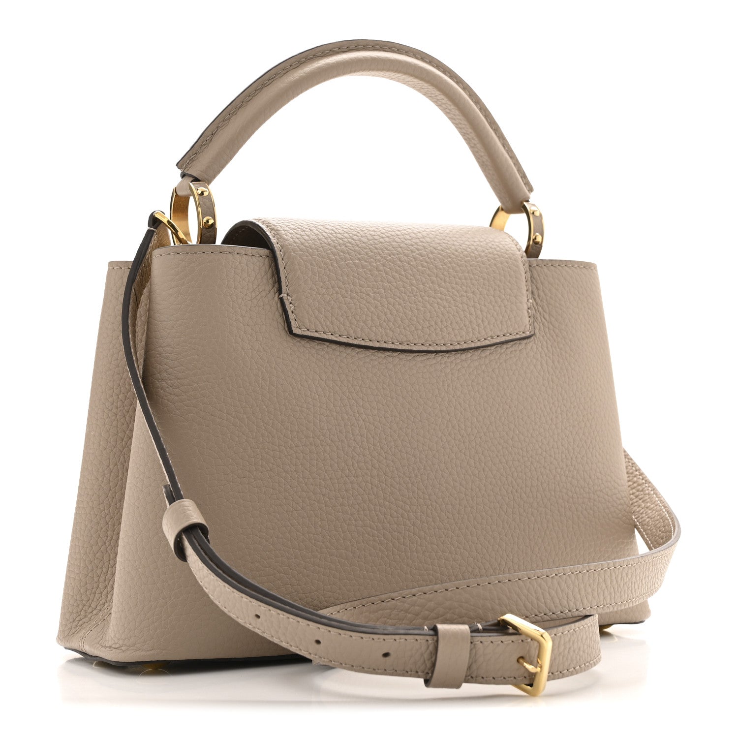 Louis Vuitton Taurillon Capucines BB Galet 3 of 11