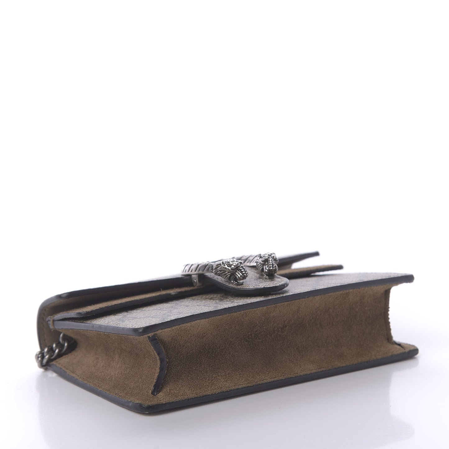 GG Supreme Monogram Super Mini Dionysus Shoulder Bag Taupe