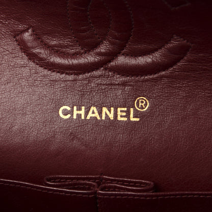 Chanel Lambskin Quilted Medium Double Flap Black 6 of 12