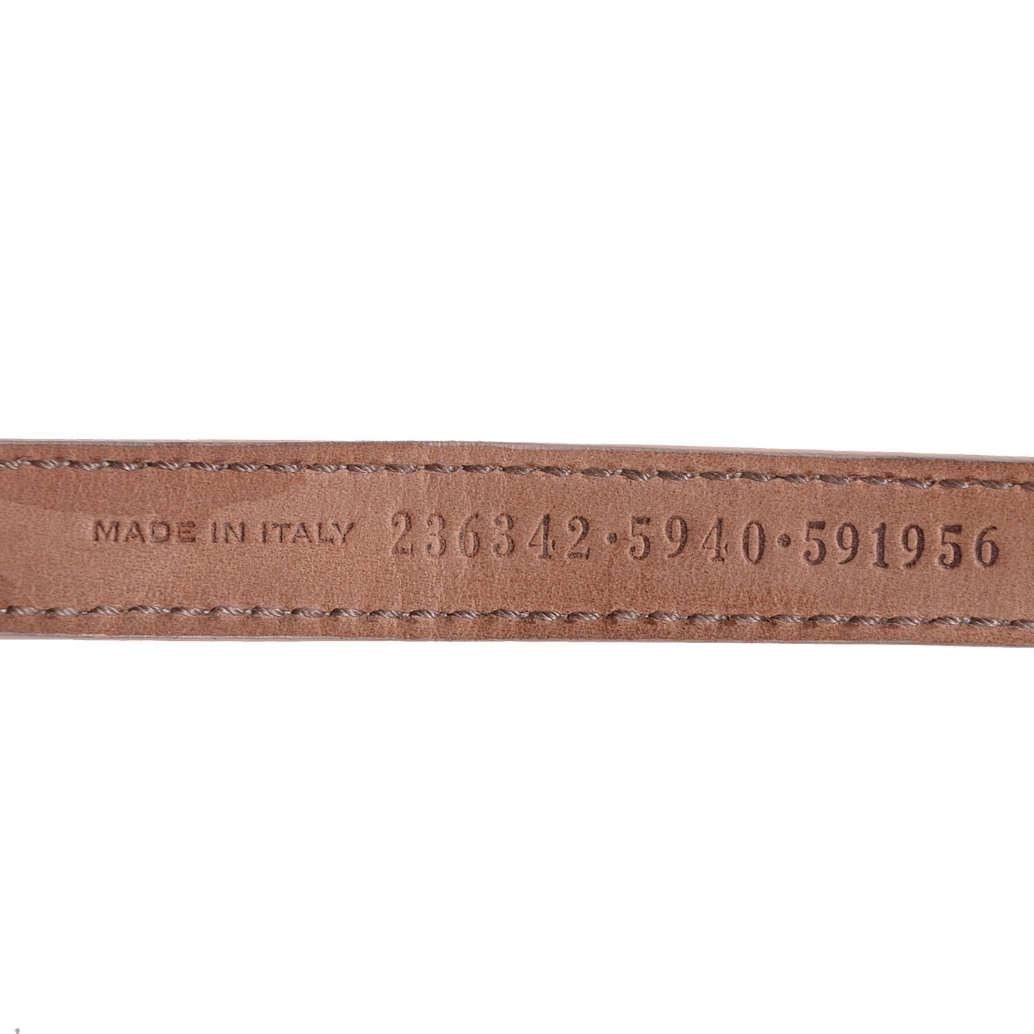 Balenciaga Agneau Classic Silver Hardware Croco Double Tour Bracelet Bois De Rose 4 of 8