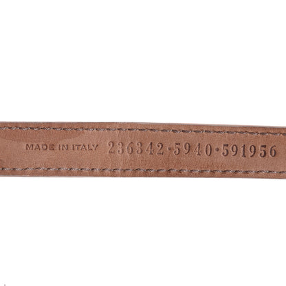 Balenciaga Agneau Classic Silver Hardware Croco Double Tour Bracelet Bois De Rose 4 of 8