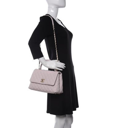 Chanel Caviar Quilted Small Coco Handle Flap Lilas Lilac 2 of 11